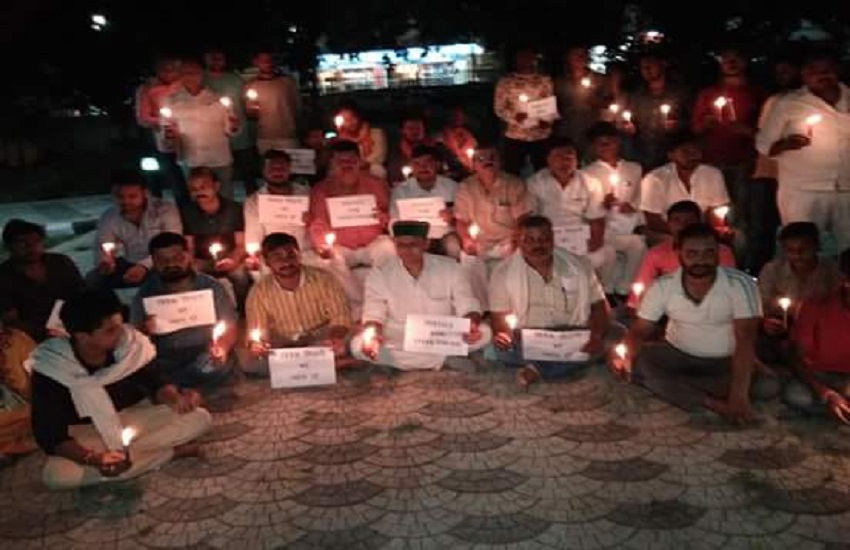 विवेक तिवारी को दी गयी श्रद्धांजलि