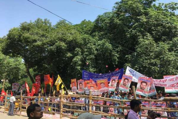 Allahabad University Student Union Election Violence