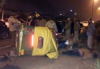 Auto rickshaw accident