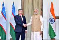 pm modi and Shavkat Mirziyoyev