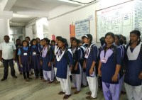 Girls student reached collectorate