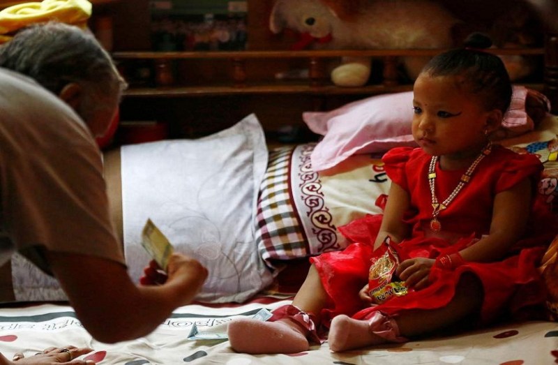 living goddess trishna shakya of nepal