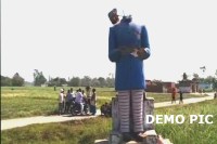 Ambedkar Statue Broaken