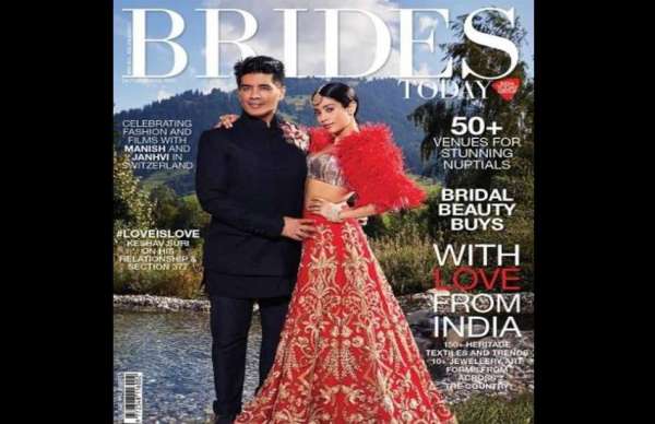 janhvi kapoor and manish malhotra photoshoot