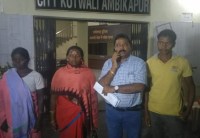 Women reached in police station