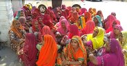 women protest