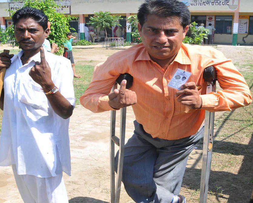 DIvyang Sahayak On Each Polling Booth In Rajasthan Elections
