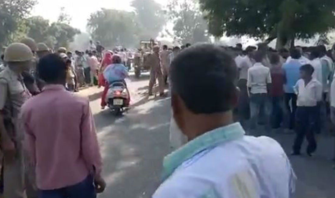 युवक की मौत के बाद हुआ कुछ ऐसा, छूट गये यूपी पुलिस के पसीने, देखें वीडियो