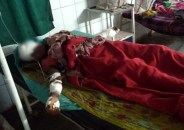 Injured girl