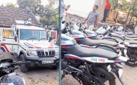 8 new bikes for dial 100 in madhya pradesh