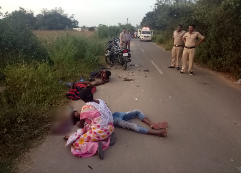 Death in road accident
