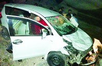 सब्जी लेकर अपने घर लौट रहे बाइक सवार की सड़क दुर्घटना में उखड़ गई सांसें