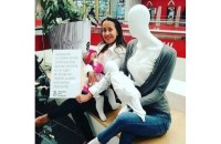 unique mall encouraging to breastfeed in public