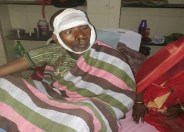 Injured villager