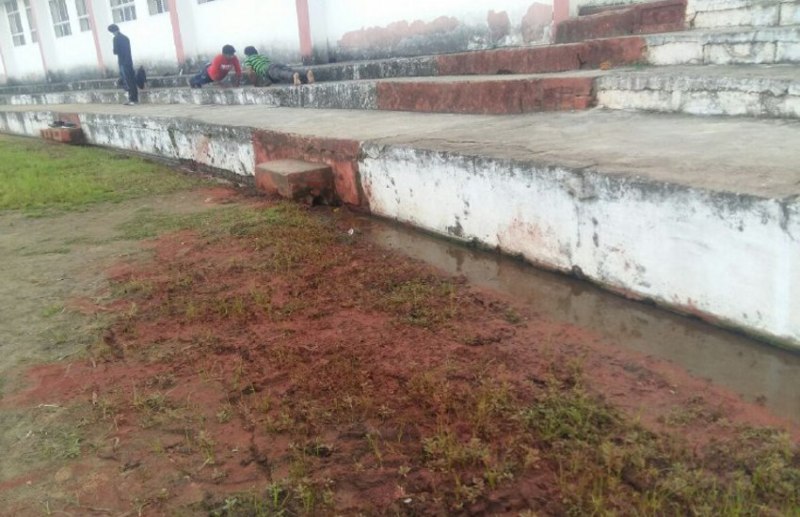 Sports, stadium, football, police field, seizure, water, player, sports minister