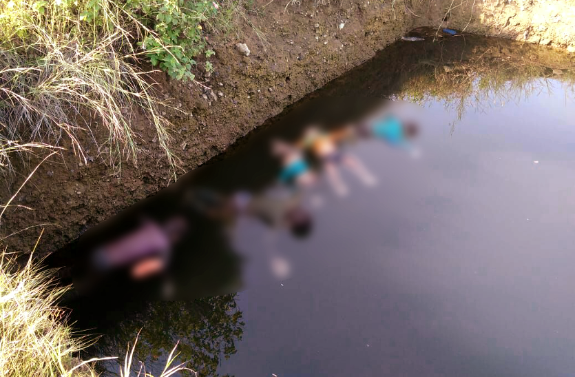 five children body found in well in barwani