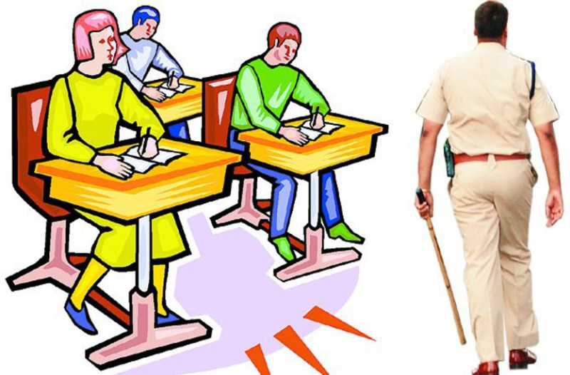 दूसरे को बैठा लिखित परीक्षा पास करने का आरोप