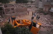 crane fall down, one death