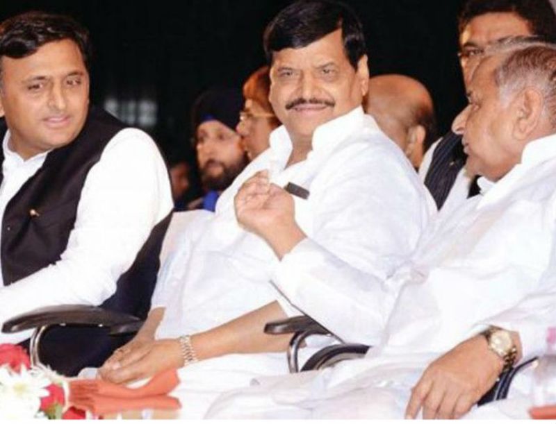 Akhilesh Yadav and Shivpal
