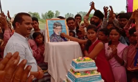Amitabh Bachchan birthday celebration in daulatpur barabanki