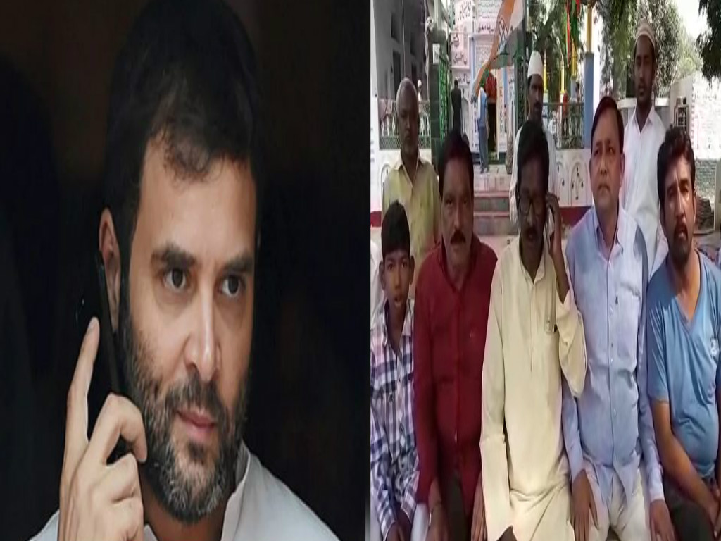 Rahul gandhi communicate with workers