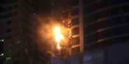 fire in hotel because of short circuit