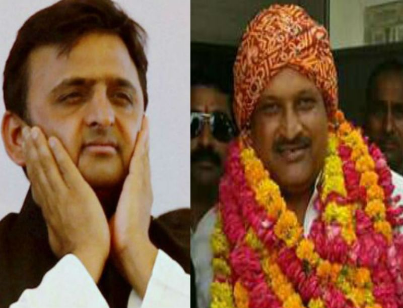 Samajwadi Party's city secretary Bhim Diwakar 