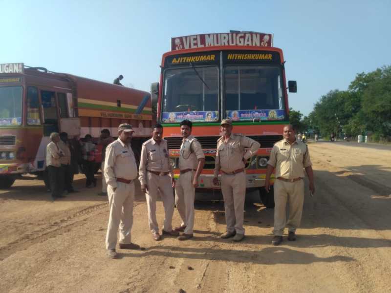 Dodging forest personnel in the night and running machines