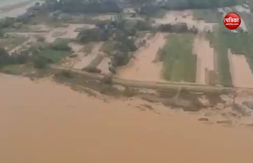 तितली चक्रवात से हुई तबाही का सेना ने किया हवाई दौरा, देखिए वीडियो