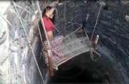 Mother son dies due to falling in well in bhilwara