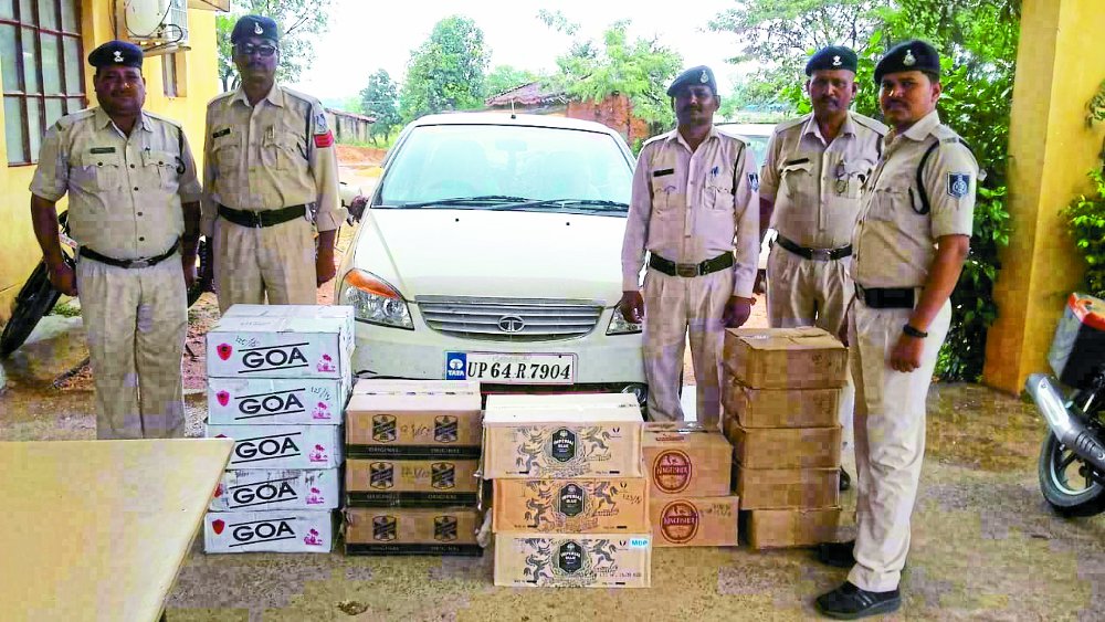 police-get-sucess-18-box-english-made-wine-seize-driver-flee
