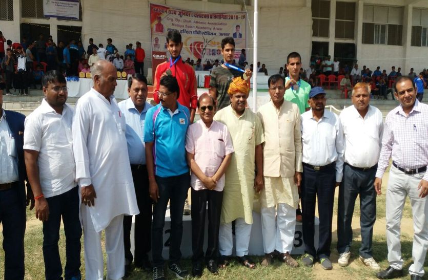 Alwar Athletics Tournament In Indira Gandhi Stadium