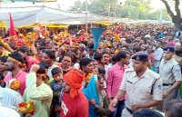 today one lakh devotees arrived in Maihar for maa sharda darshan