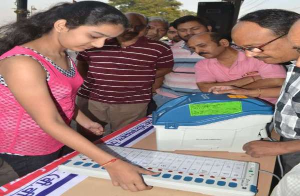 #elections2018celebration democracy Scout guide voter awareness rally