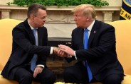 Brunson met Donald Trump
