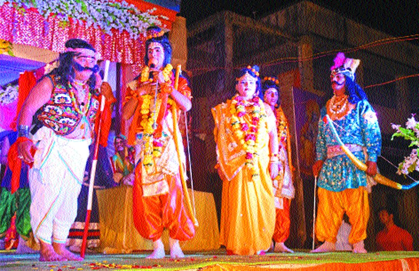 Ramlila's staged show in jabalpur