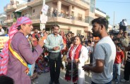 Elections 2018 : Oath of voters and sreet Drama for voting in Humrah im jodhpur 