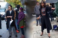 priyanka chopra video viral on sets of the sky is pink movie