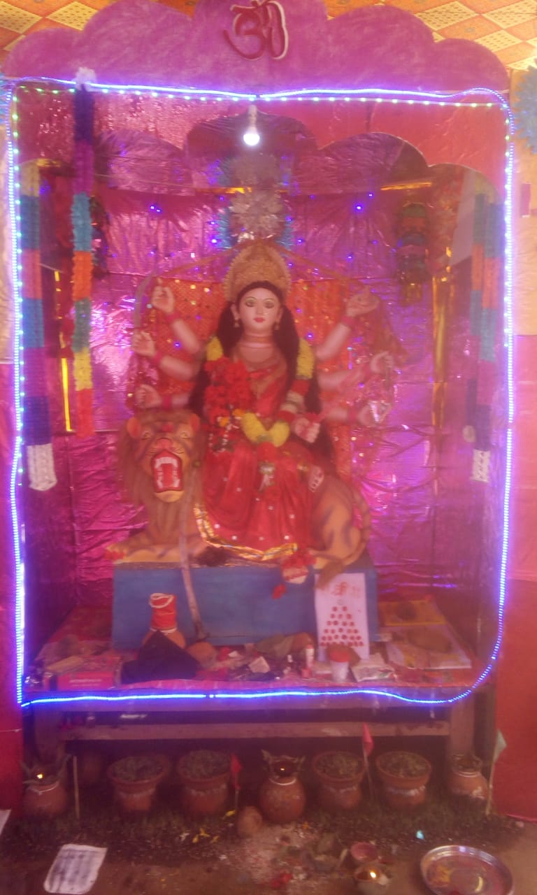 Devotees in the temples with mirtha crying, the devotees reaching for the huge crowd of devotees, visiting the mother