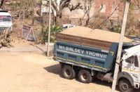 Illegal transportation of gravel