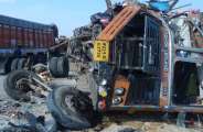 two-injured-in-container-truck-collision