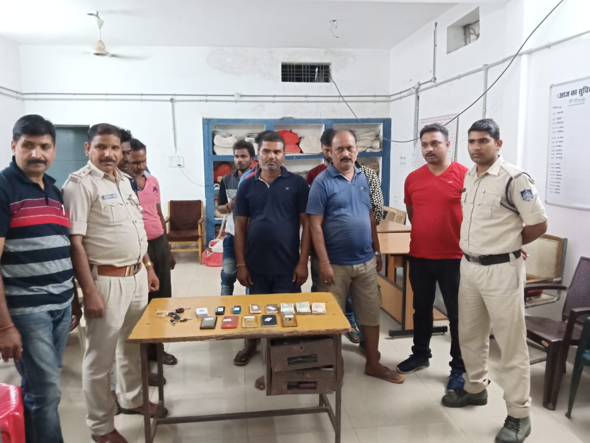 Police action on gambling fund, seized of 2 lakh 95 thousand goods and