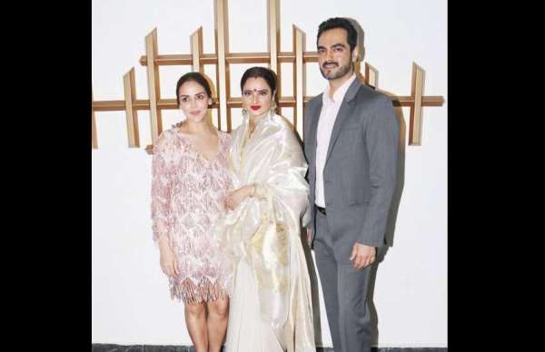 hema malini birthday party latest photos