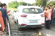 car on track