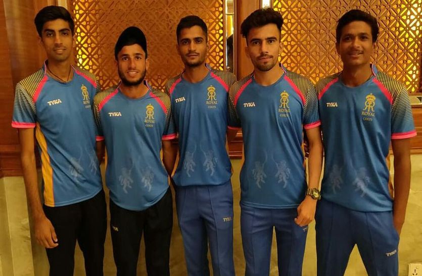 Jodhpurs 6 cricketers in the Rajasthan Royals Colts team