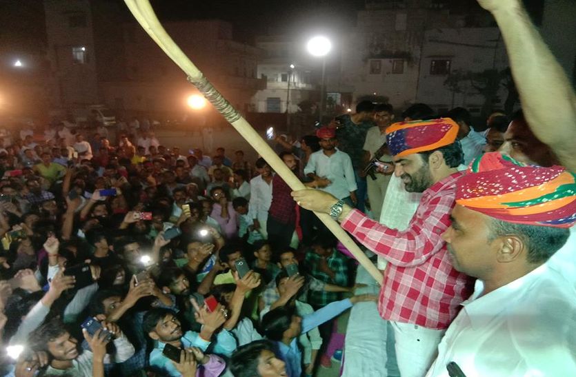 Hanuman Beniwal Road show in Ajitgarh sikar rajasthan