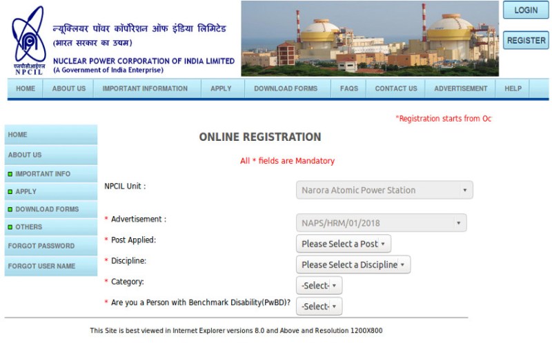10th Pass Jobs In NPCIL Recruitment 2018