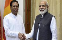 Sri lankan president sirisena talks with modi over allegation on raw