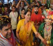 Holi of flowers