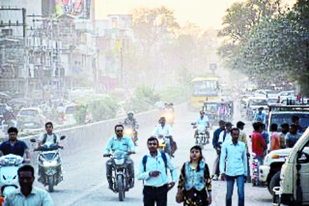 jar jar road in satna city